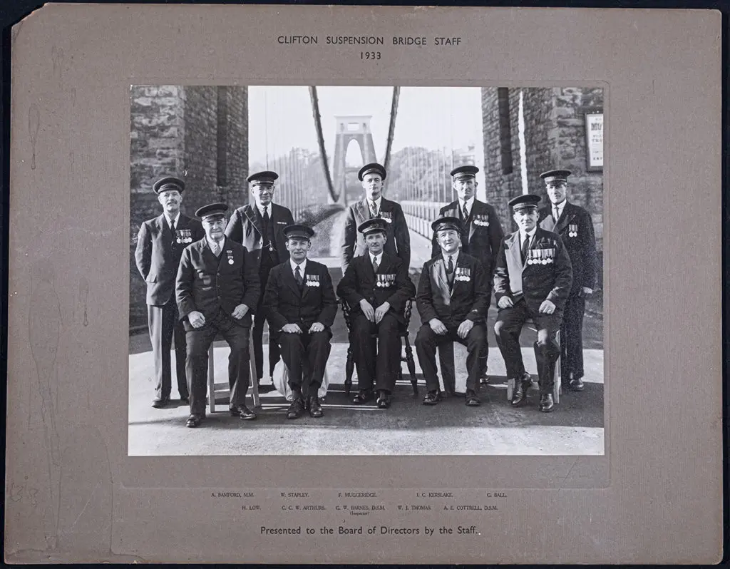 Workers at the Bridge - CSB Staff 1933