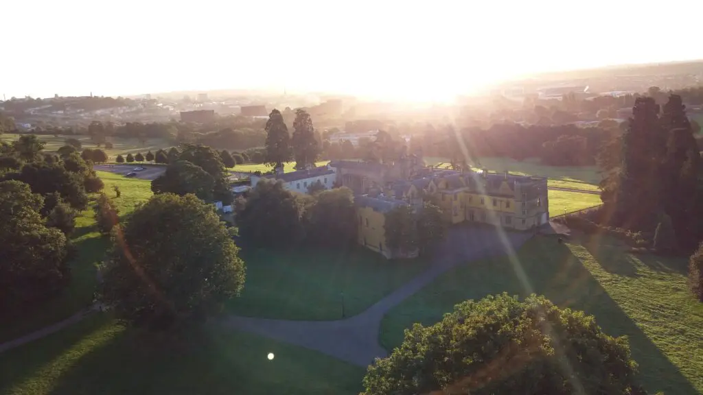 Ashton Court from an air balloon - Credit Jon Chamberlain Visit Bristol 