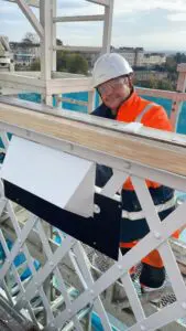 Installing pedestrian lighting