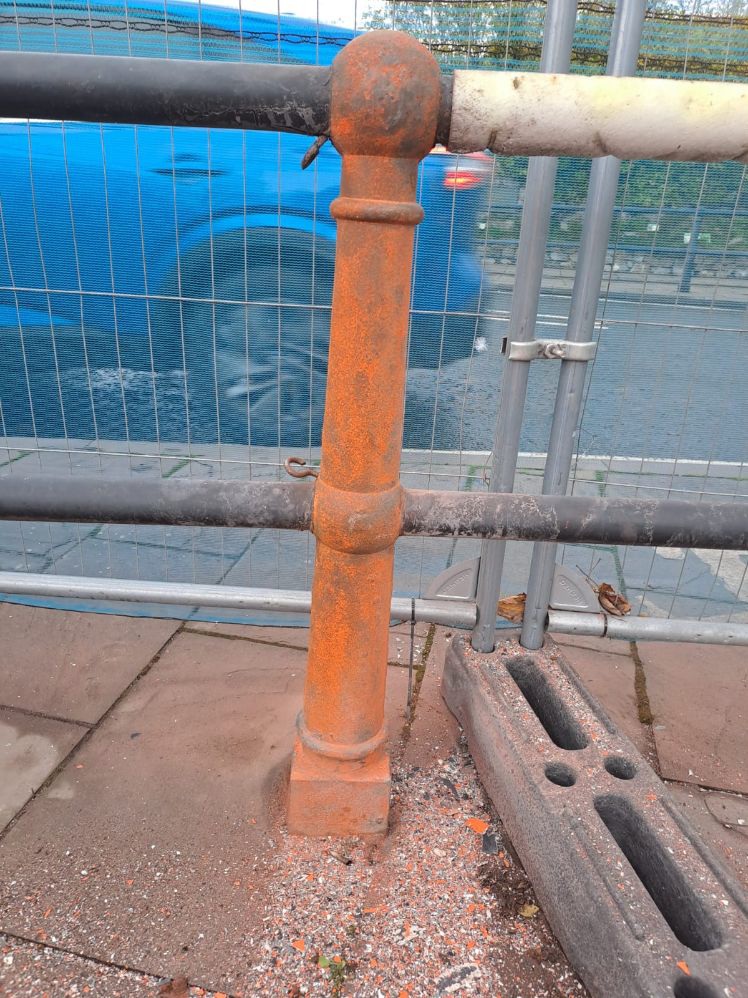 Repainting a balustrade